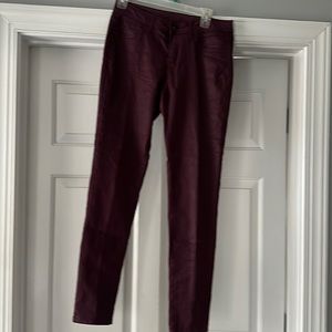 Burgundy pants. Great for fall. New condition. Size 2
